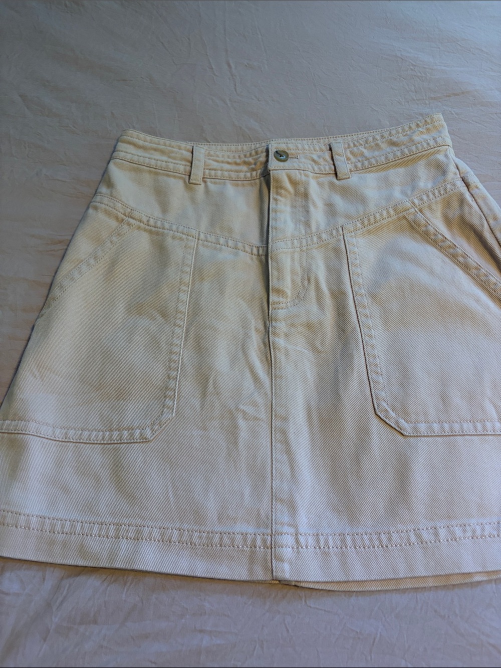 Banana Republic light pink Mini Skirt with Front Pockets
